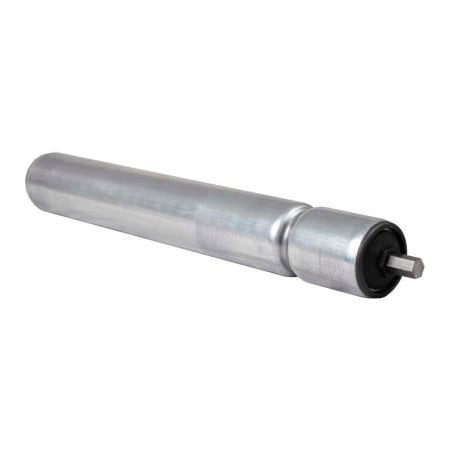 Omni Metalcraft 1.9" Dia. x 16 Ga. Galvanized Single Grooved Roller for 35" O.A.W. Omni Conveyors 42075-35-GP